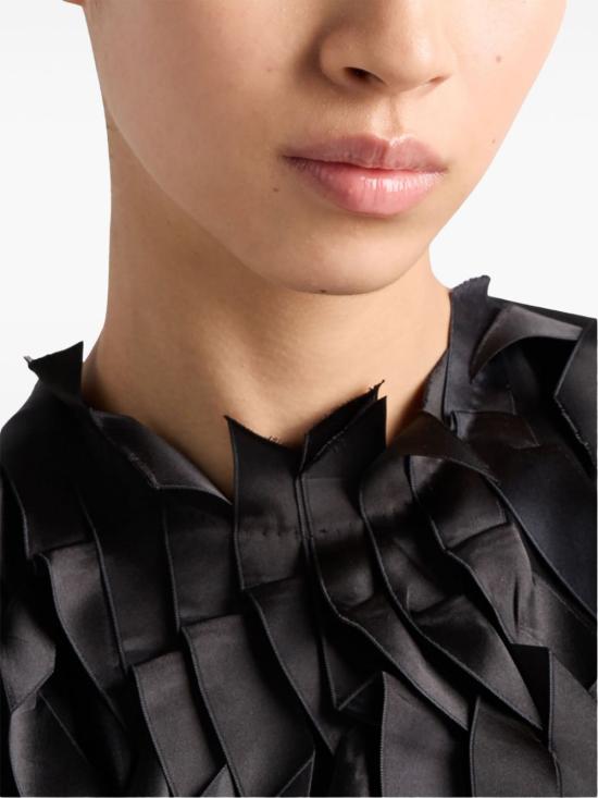 24FW 프라다 미디 원피스 P3N84R 1510F0002 Black - PRADA