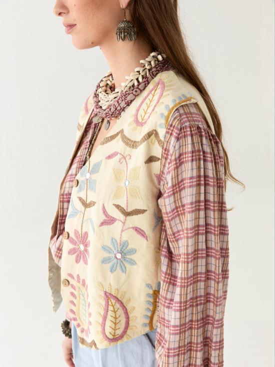 25SS 메종 호텔 자켓 KANSAS MACARON Beige - MAISON HOTEL