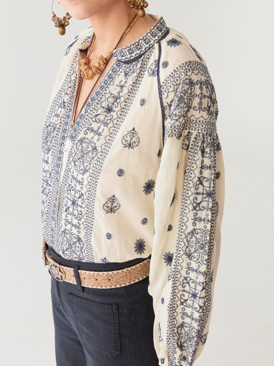 25SS 메종 호텔 셔츠 STEPHANIE OFF WHITE - MAISON HOTEL