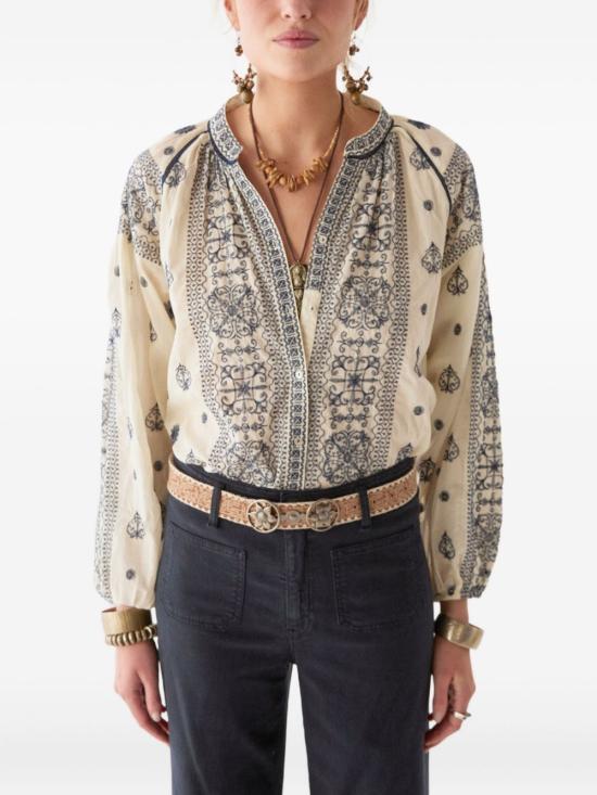 25SS 메종 호텔 셔츠 STEPHANIE OFF WHITE - MAISON HOTEL