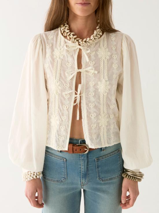 25SS 메종 호텔 블라우스 LUDOVICA PEARL