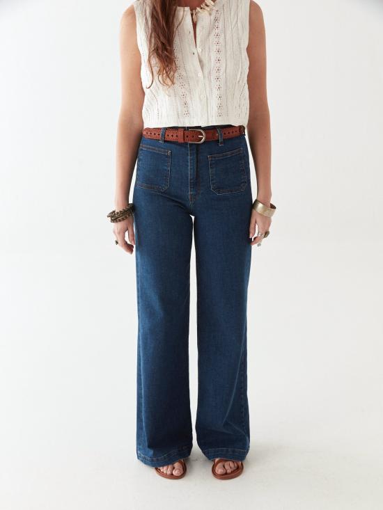 25SS 메종 호텔 스트레이트 팬츠 EDNA DARK DENIM - MAISON HOTEL