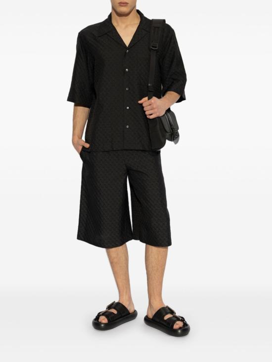 25SS 알렉산더 맥퀸 반팔 셔츠 814693 QRABU1010 Black - ALEXANDER MCQUEEN