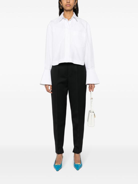 24FW 프라다 스트레이트 팬츠 P262H 477F0002 Black - PRADA