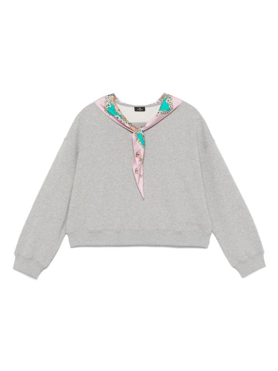 25SS 에트로 긴팔 티셔츠 WRMB0005 AU071S8290 Melange grey