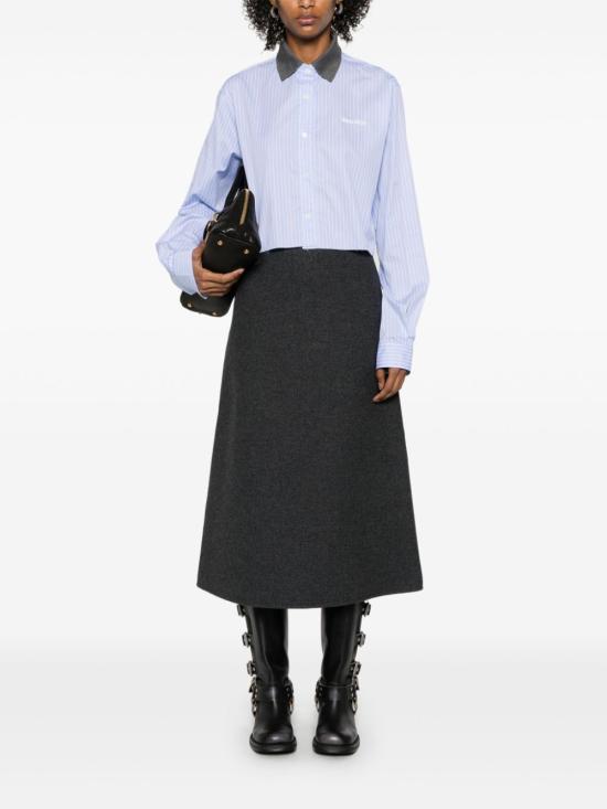 25SS 미우미우 셔츠 MK1694 137QF0X24 Blue - MIU MIU