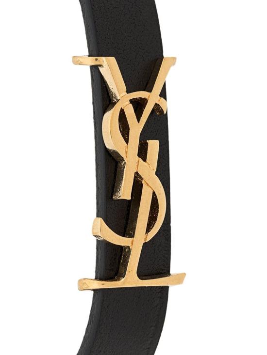 24FW 생로랑 팔찌 5593550IH0J 1000 Black - SAINT LAURENT