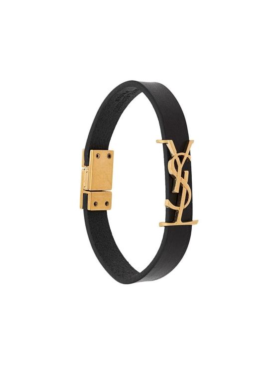 24FW 생로랑 팔찌 5593550IH0J 1000 Black - SAINT LAURENT