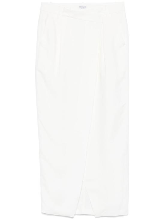 25SS 브루넬로 쿠치넬리 미디 스커트 MH126G3814 C600 Beige