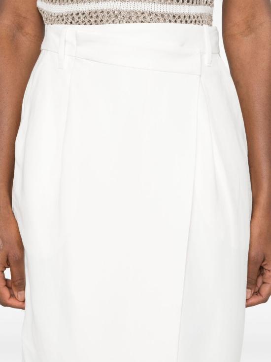 25SS 브루넬로 쿠치넬리 미디 스커트 MH126G3814 C600 Beige - BRUNELLO CUCINELLI