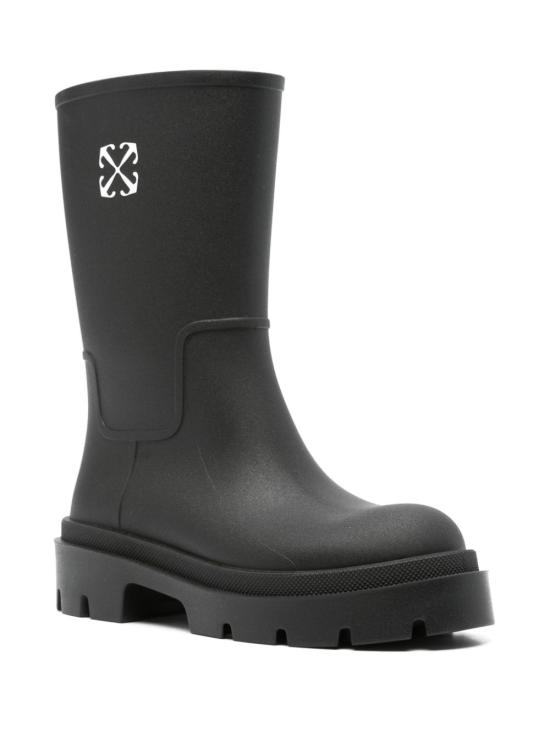 25SS 오프화이트 부츠 OMIE00BC99MAT002 1001 Black - OFF WHITE