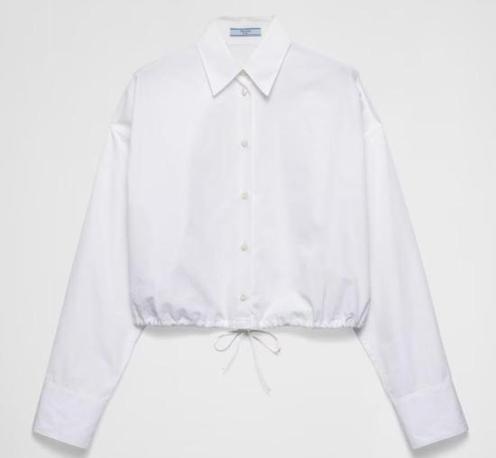 25SS 프라다 셔츠 P400I 1XV2F0009 White