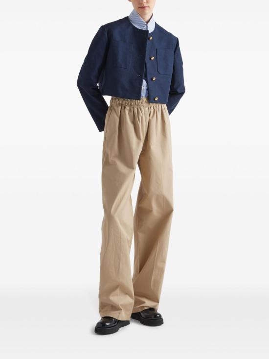  프라다 스트레이트 팬츠 P289H 1BMSF0065 White - PRADA