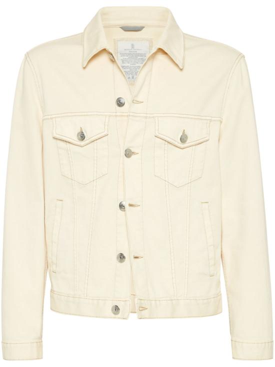 25SS 브루넬로 쿠치넬리 자켓 M277P6910 C7019 White