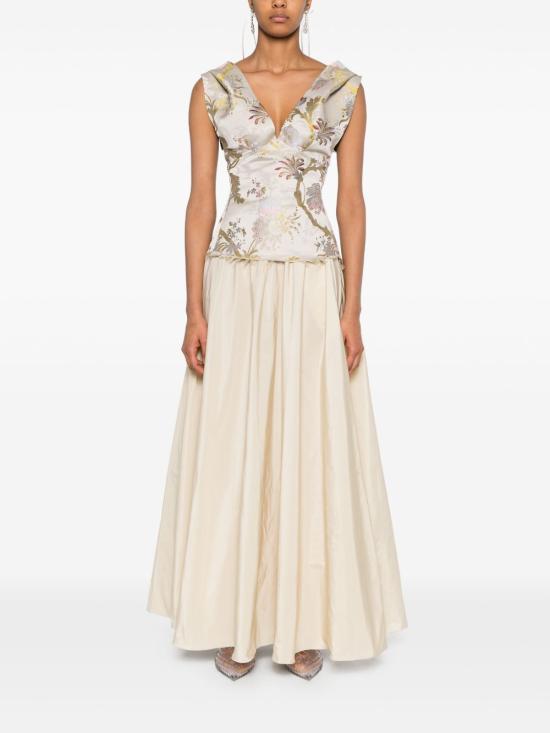 25SS 파로쉬 미디 스커트 D621140 PIMPY004 Beige - PAROSH