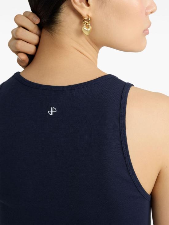 25SS 파투 민소매 티셔츠 JE0159994 699N Navy black - PATOU