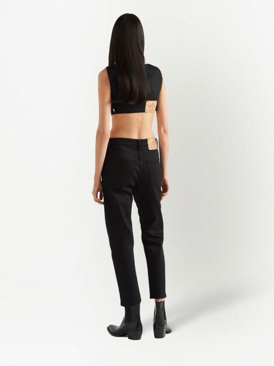  프라다 스트레이트 팬츠 GFP497 12HOF0557 Black - PRADA