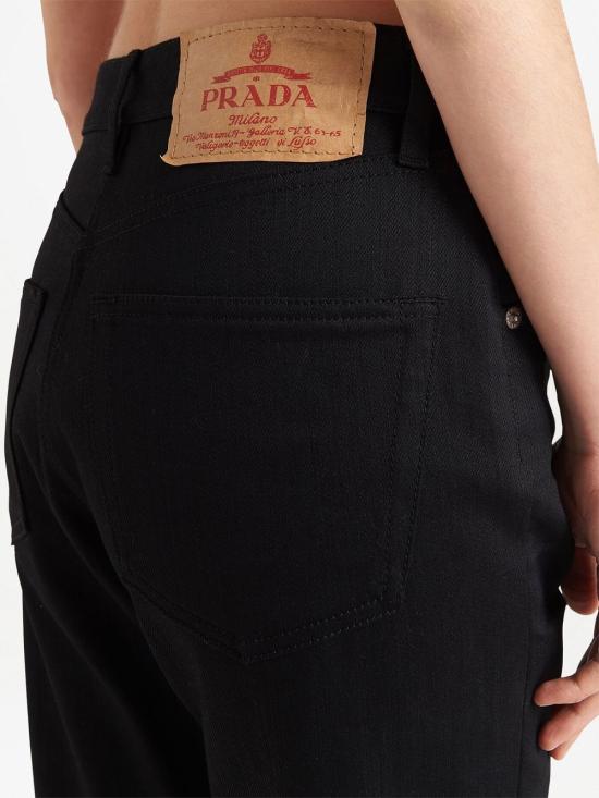  프라다 스트레이트 팬츠 GFP497 12HOF0557 Black - PRADA