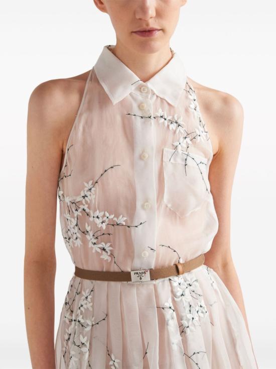  프라다 롱 원피스 P3L88R 14KFF0009 White - PRADA