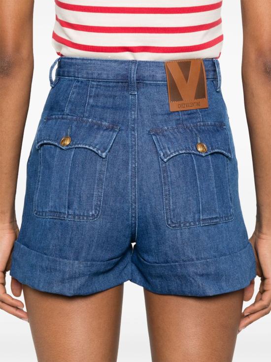 25SS 발렌티노 가라바니 숏팬츠 6B3DD18S94C 558 Denim - VALENTINO GARAVANI