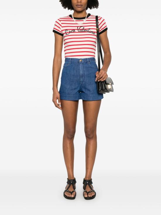 25SS 발렌티노 가라바니 숏팬츠 6B3DD18S94C 558 Denim - VALENTINO GARAVANI