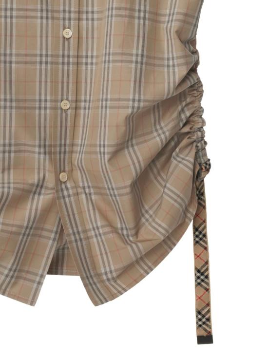 25SS 버버리 슬림 핏 체크 코튼 셔츠 8107968 C2044 Grey - BURBERRY