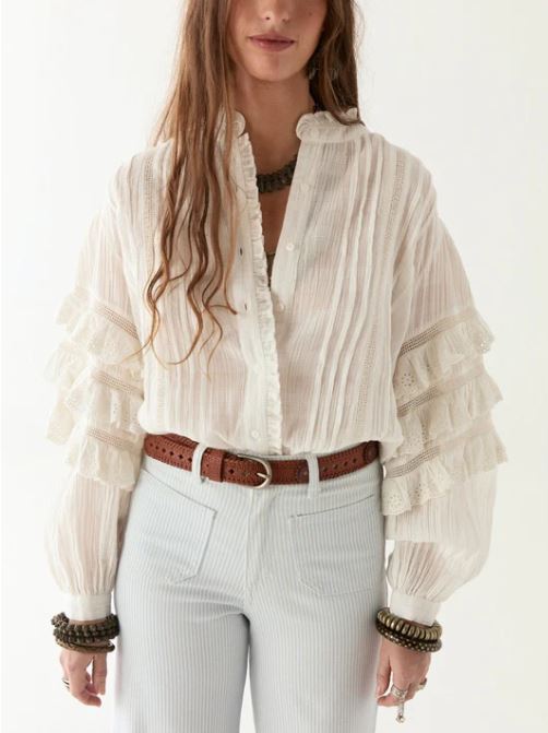 25SS MAISON HOTEL 블라우스 OMARA MERENGUE - MAISON HOTEL