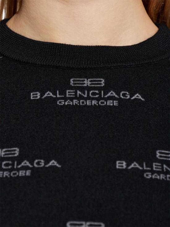 25SS 발렌시아가 스웨터 812576 T17241269 Black grey - BALENCIAGA