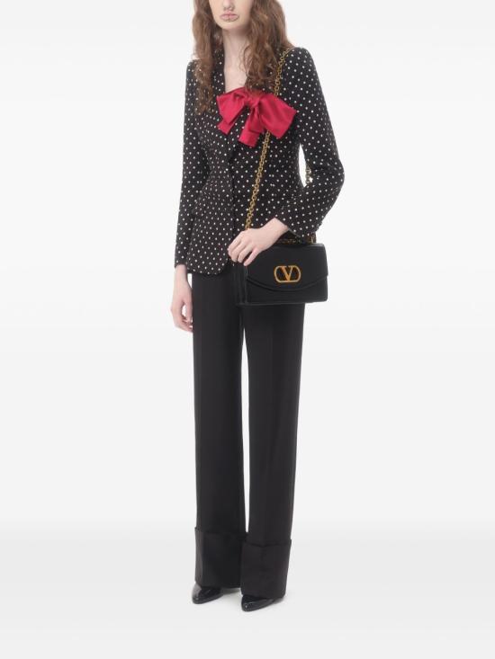 25SS 발렌티노 가라바니 스트레이트 팬츠 6B0RB6F08VB 0NO Black - VALENTINO GARAVANI