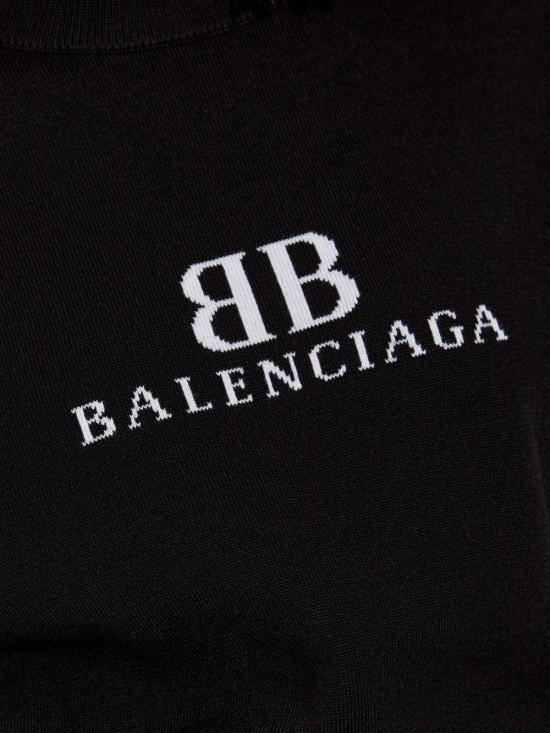 25SS 발렌시아가 긴팔 티셔츠 818418 T17251070 Black - BALENCIAGA
