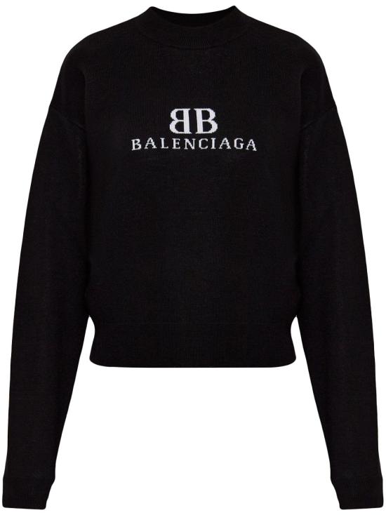 25SS 발렌시아가 긴팔 티셔츠 818418 T17251070 Black