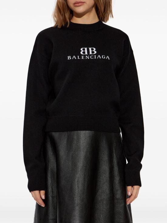 25SS 발렌시아가 긴팔 티셔츠 818418 T17251070 Black - BALENCIAGA