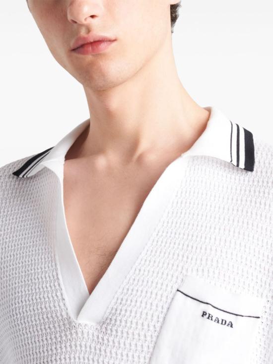  프라다 반팔 티셔츠 UMB759 14G8F0964 White - PRADA