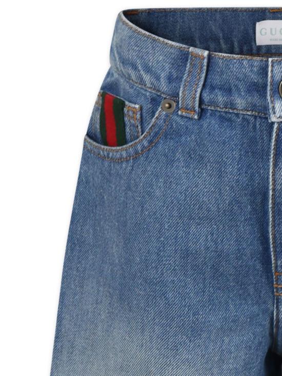 25SS [키즈] 구찌 쇼츠/버뮤다 805175 XDC6E4447 Blue - GUCCI