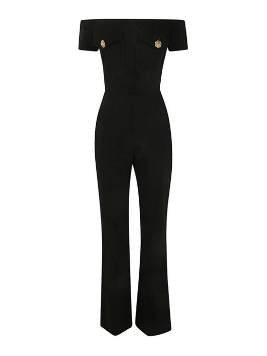 24FW 발망 점프수트 CF1PW130VE170PA Black