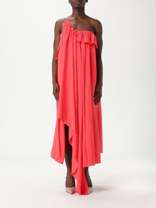 25SS 알렉산더 맥퀸 롱 원피스 819110QEAF2 6068 Coral
