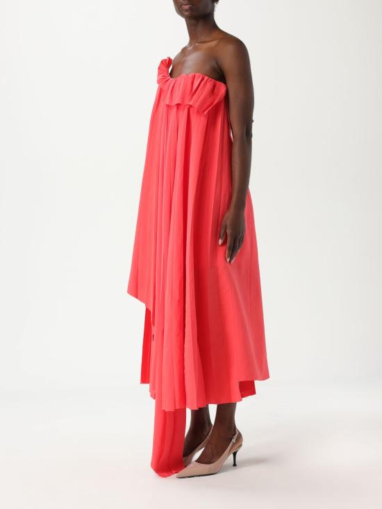 25SS 알렉산더 맥퀸 롱 원피스 819110QEAF2 6068 Coral - ALEXANDER MCQUEEN