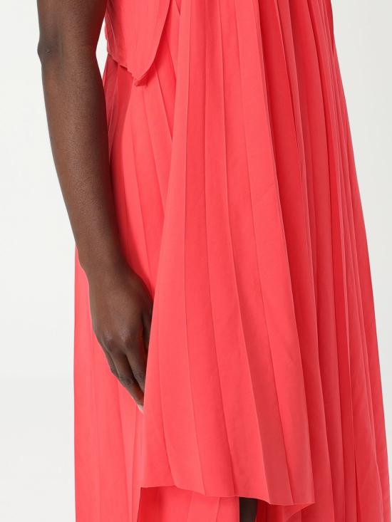 25SS 알렉산더 맥퀸 롱 원피스 819110QEAF2 6068 Coral - ALEXANDER MCQUEEN