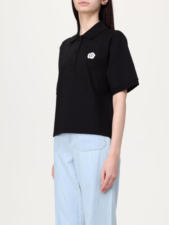 25FW 겐조 폴로 티셔츠 FF52TS1604SB 99J Black - KENZO