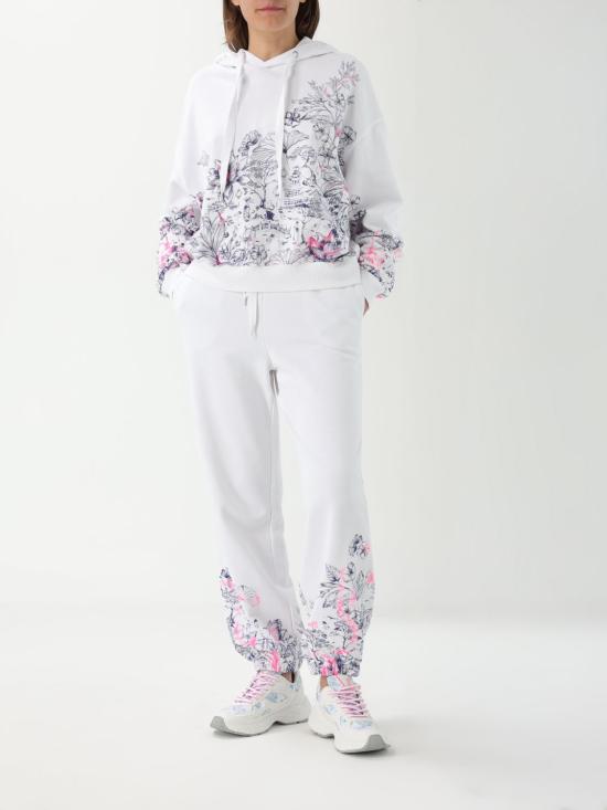 25SS 액티튜드 트윈세트 후드 티셔츠 251AQ2054 12441 White 1 - ACTITUDE TWINSET