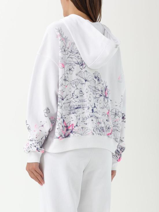 25SS 액티튜드 트윈세트 후드 티셔츠 251AQ2054 12441 White 1 - ACTITUDE TWINSET