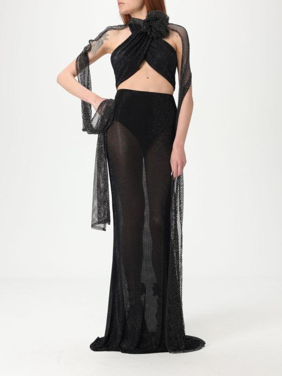 25SS 트웬티포하이치 머플러/스카프 SCOTLANDA236 NERO Black - TWENTY FOURHAITCH