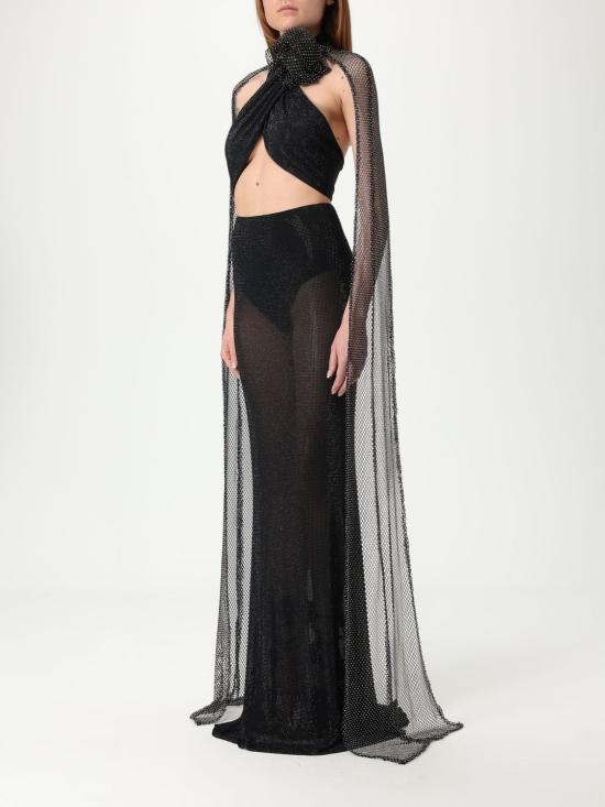 25SS 트웬티포하이치 머플러/스카프 SCOTLANDA236 NERO Black - TWENTY FOURHAITCH