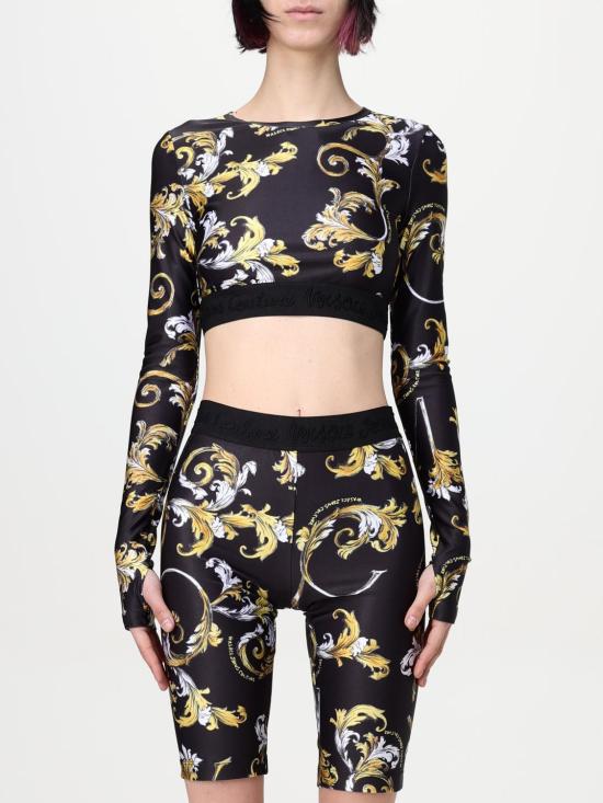 25SS 베르사체 탑 78HAH218JS470 G89 Black