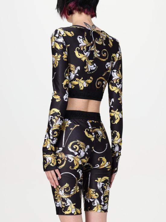 25SS 베르사체 탑 78HAH218JS470 G89 Black - VERSACE