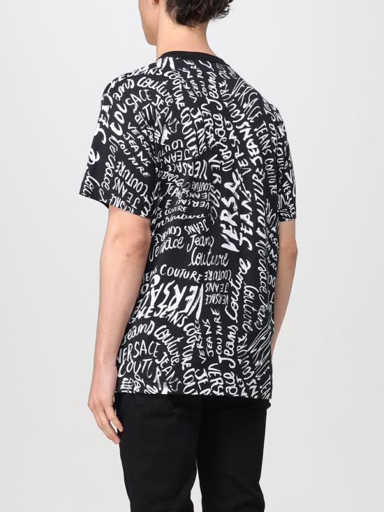 25SS 베르사체 반팔 티셔츠 78GAH6R0JS440 L01 Black - VERSACE