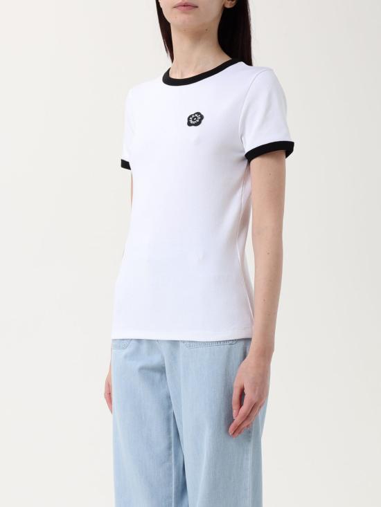 25SS 겐조 반팔 티셔츠 FF52TS1564SJ 01 White - KENZO