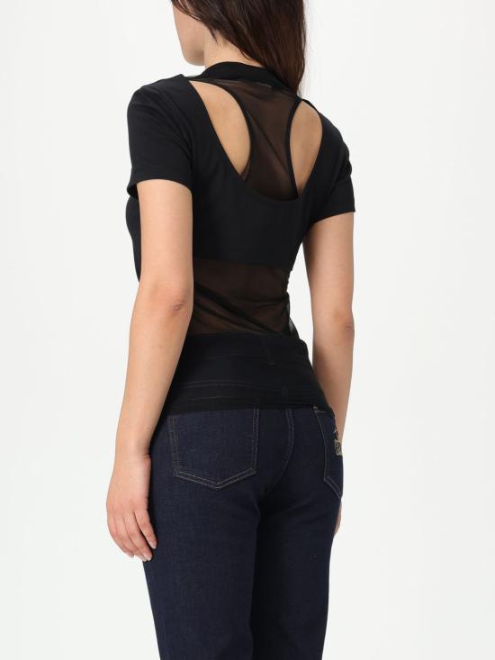 25FW 베르사체 반팔 티셔츠 78HAHE00CJ02E 899 Black - VERSACE