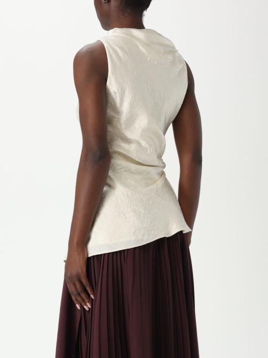 25FW 알렉산더 맥퀸 민소매 티셔츠 810287QEAFR 8010 Pearl - ALEXANDER MCQUEEN