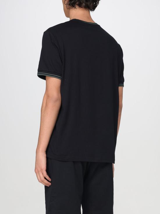 25FW 프레드페리 반팔 티셔츠 M1588 Y43 Black 2 - FRED PERRY